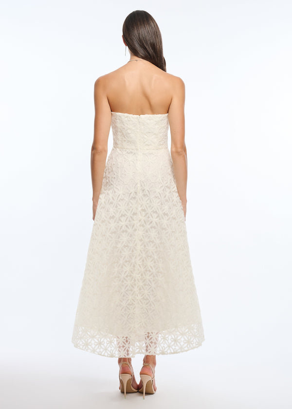 Shoshanna Midnight Miller Dress Ivory