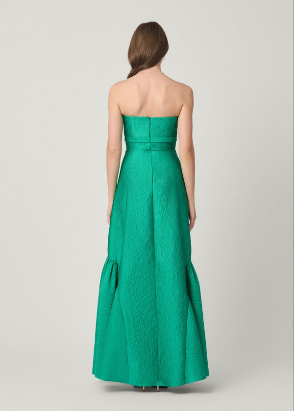 Shoshanna Midnight Nia Dress Emerald