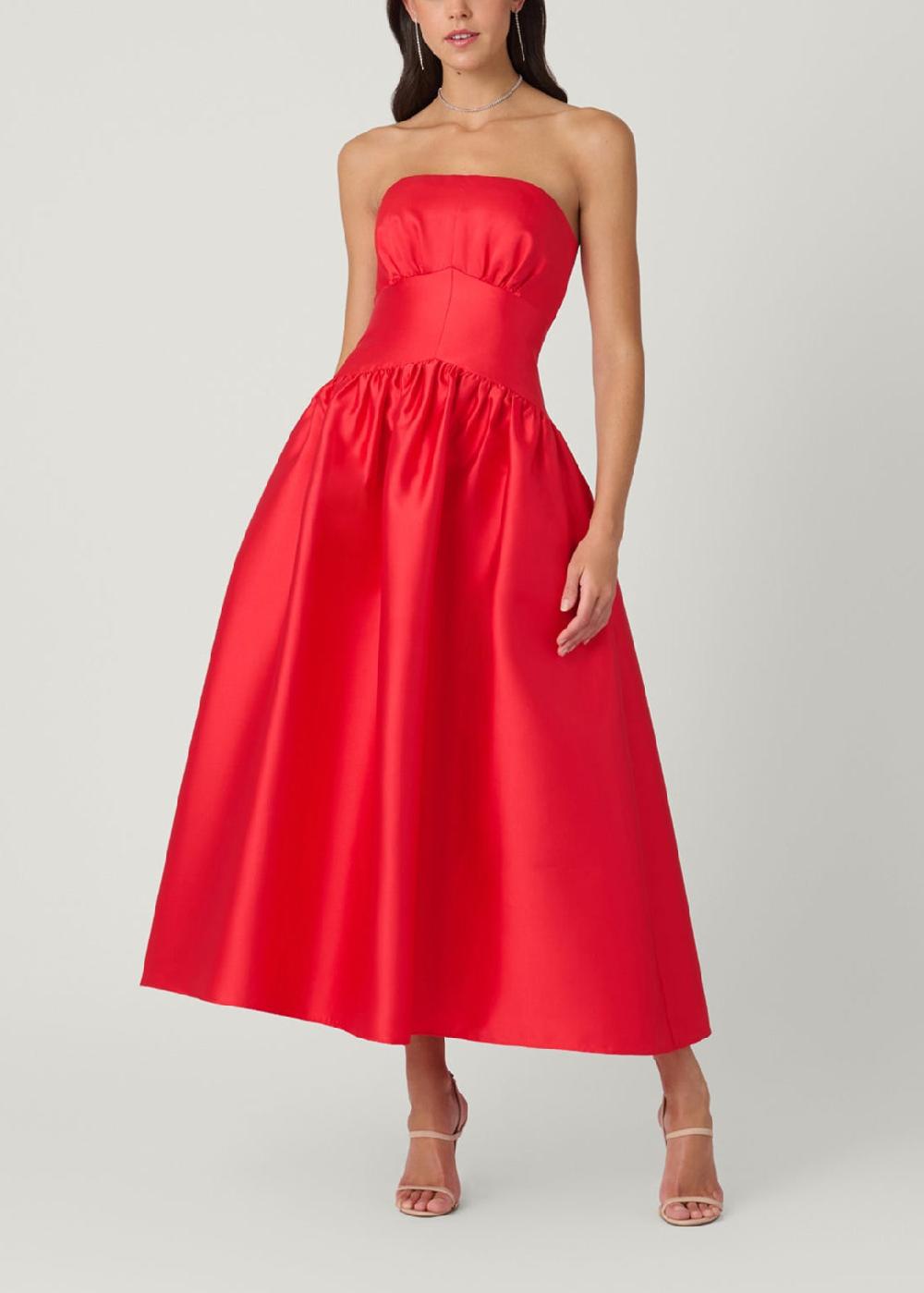 shoshanna Midnight Posy Dress Apple