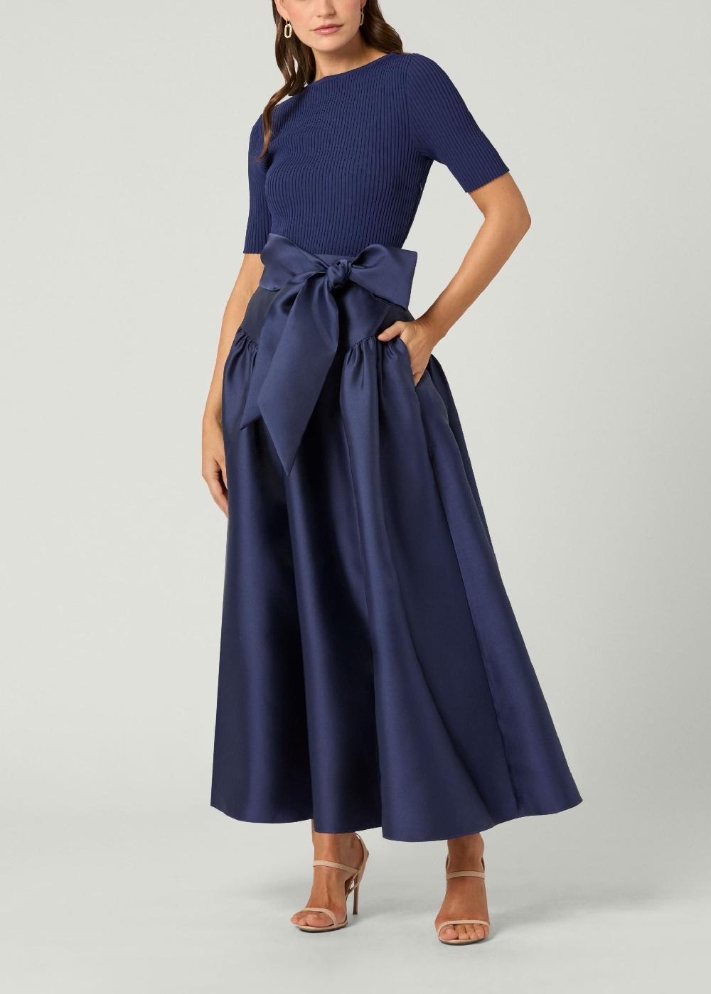 shoshanna Midnight Raquel Dress Navy