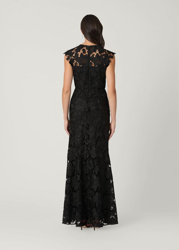 Shoshanna Midnight Raven Dress Black