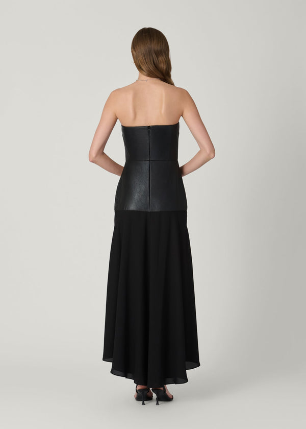 Shoshanna Midnight Rustin Dress Black