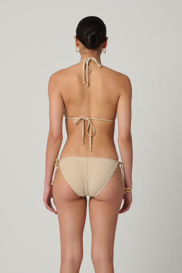 Shoshanna Multi Mitered Triangle Bottom Gold Multi