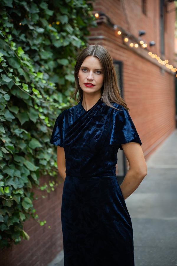 Shoshanna Naomi Dress Navy