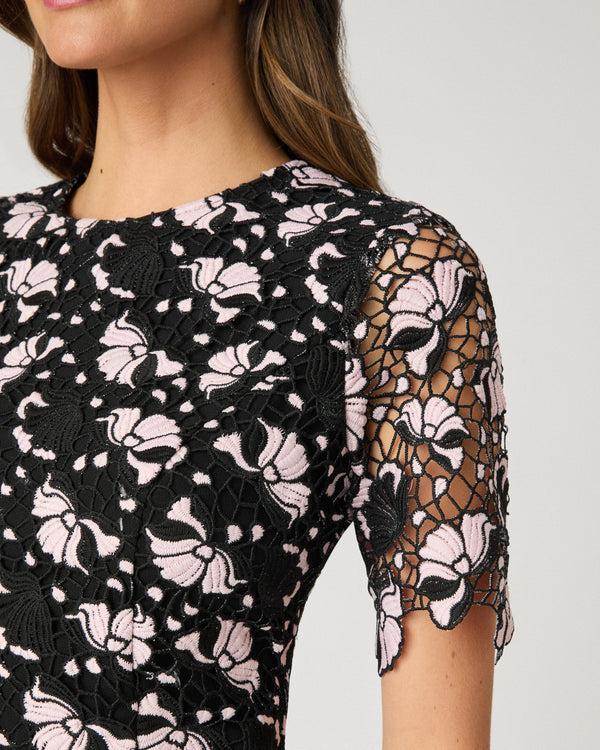 Shoshanna Pacey Dress Black/Blush