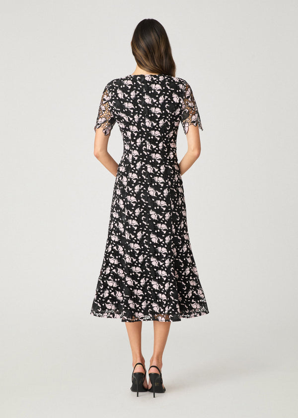 Shoshanna Pacey Dress Black/Blush