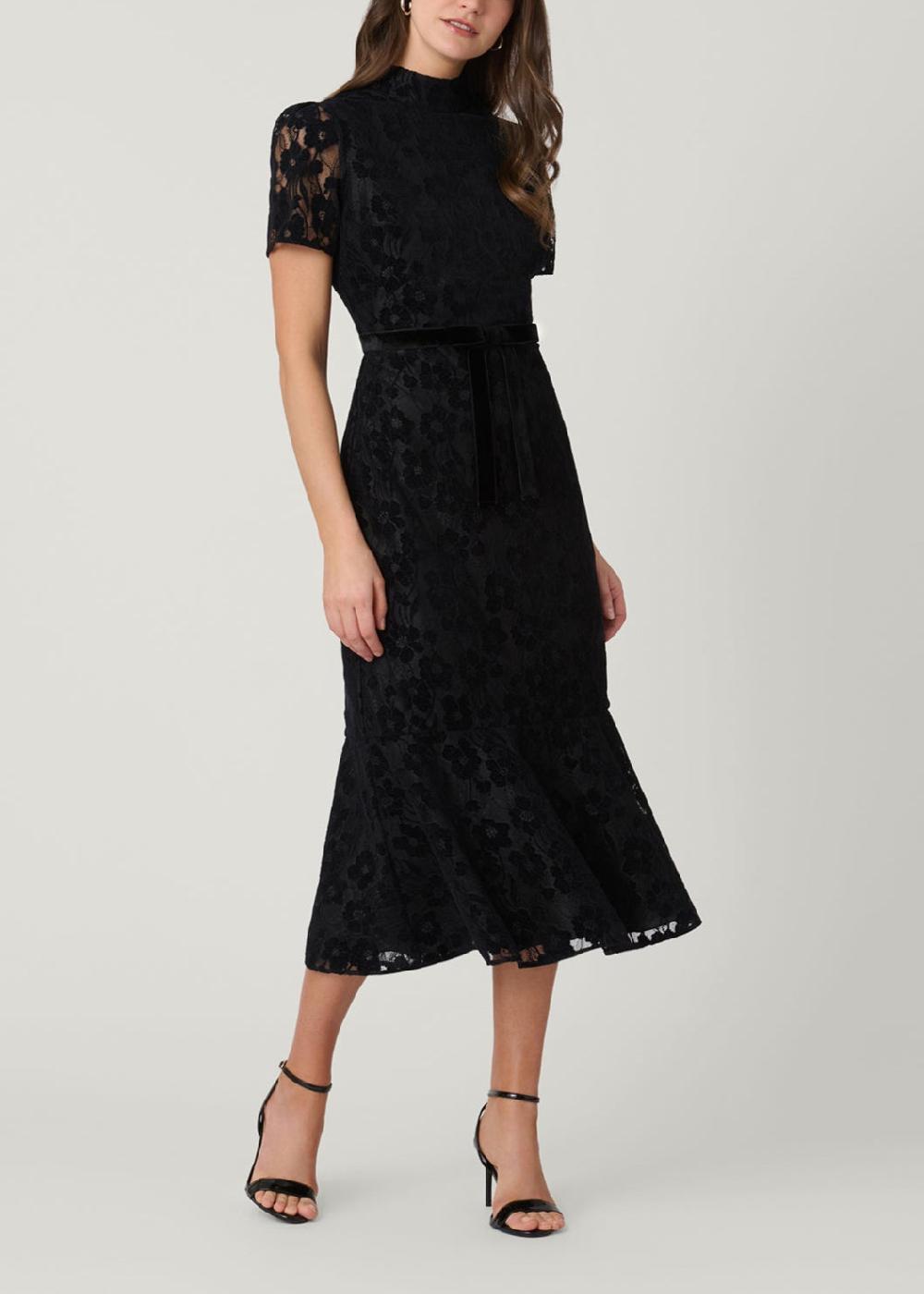 shoshanna Pierre Dress Black