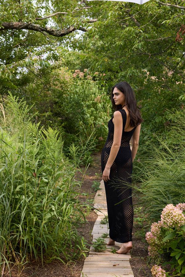Shoshanna Plage Maxi Dress Black