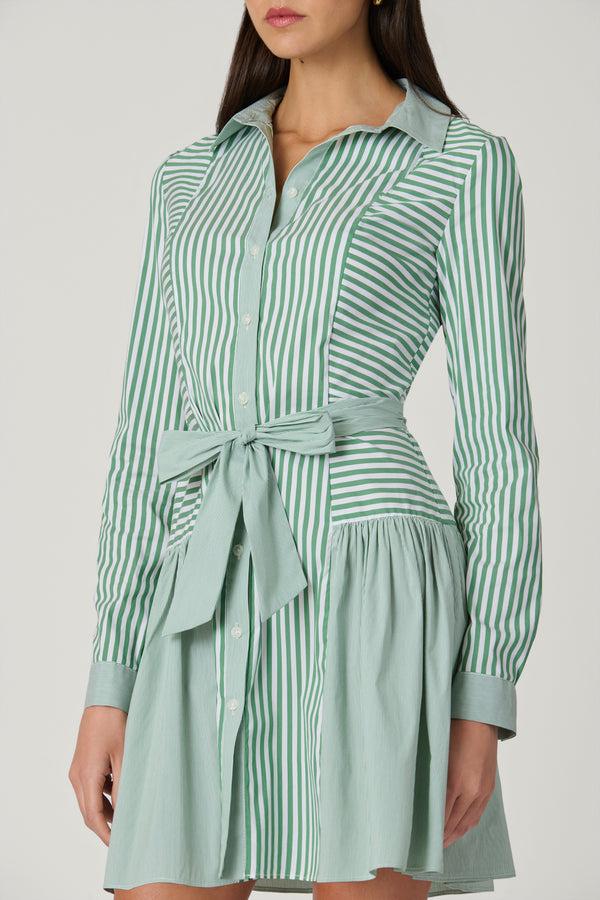 shoshanna Ruth Dress Pistachio