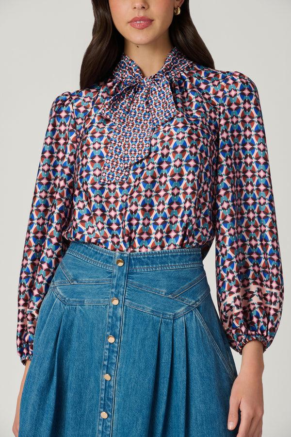 Shoshanna Rye Top Blush Multi