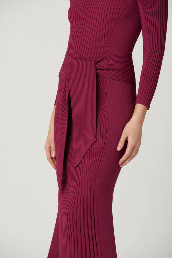 Shoshanna Sam Dress Burgundy