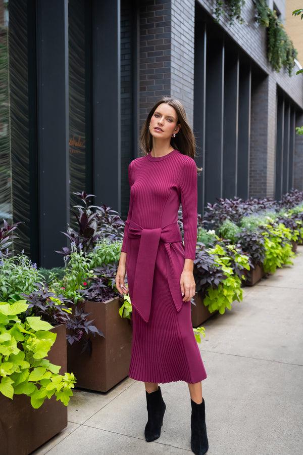 Shoshanna Sam Dress Burgundy