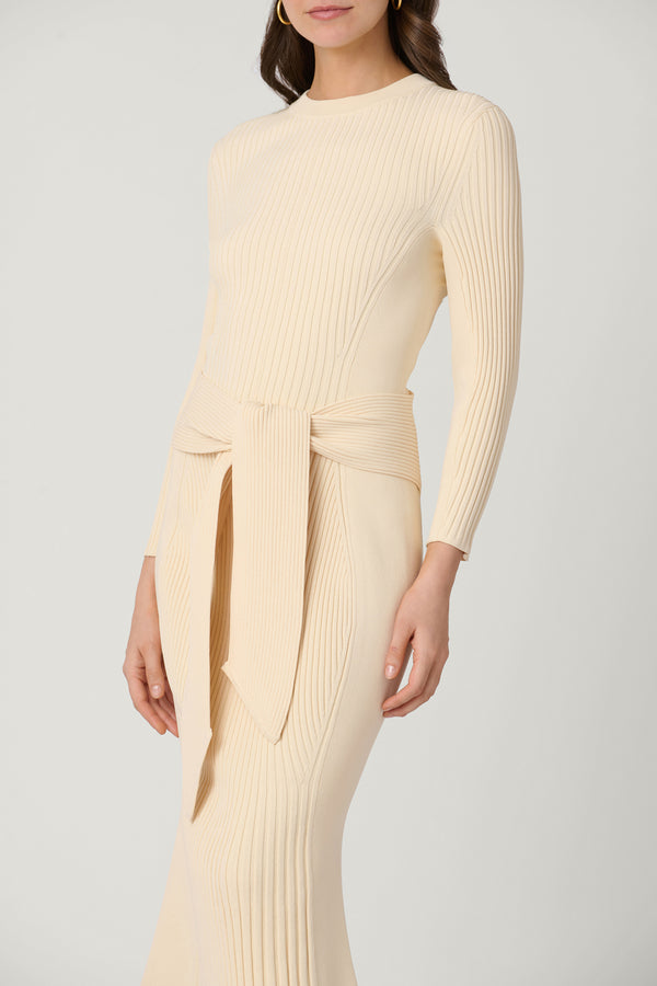 Shoshanna Sam Dress Cream