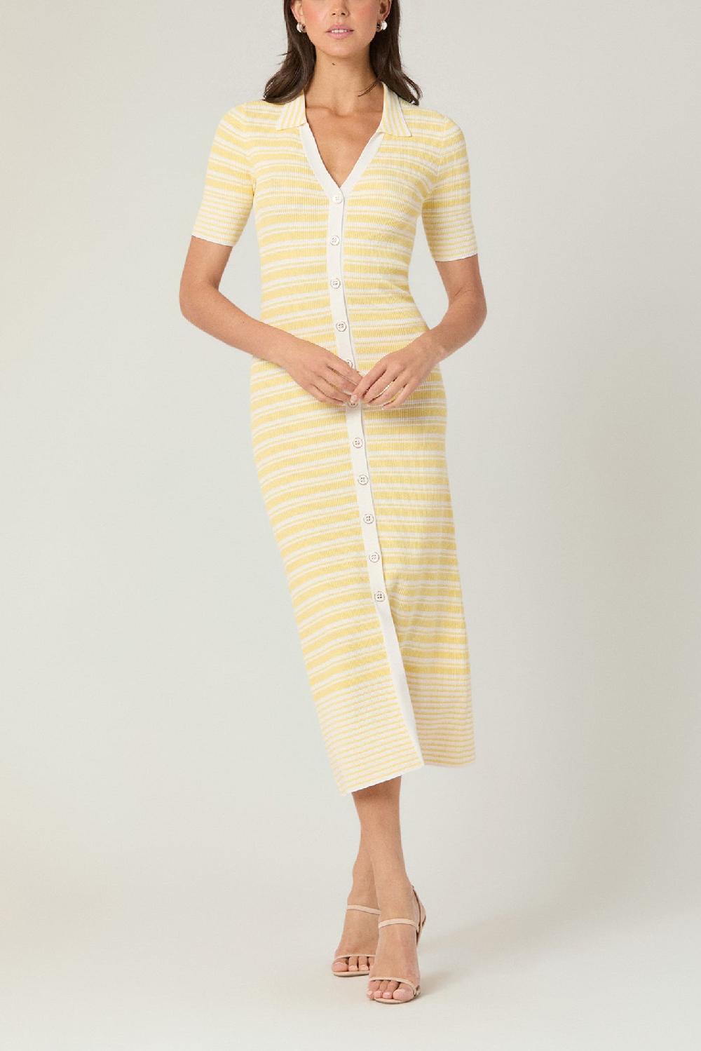 shoshanna Sawyer Dress Daffodil