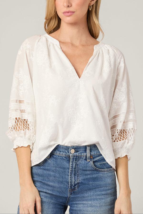 Shoshanna Smith Top White