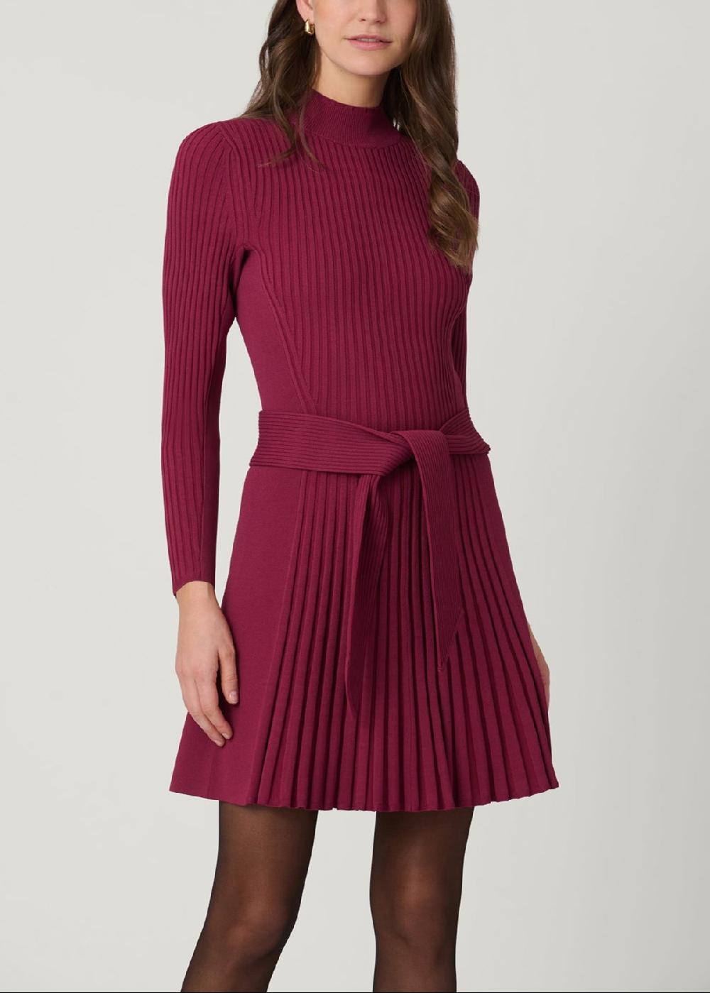 shoshanna Tara Dress Burgundy