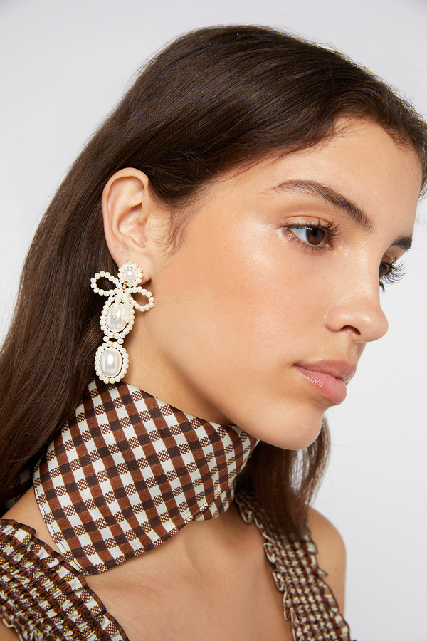 Shrimps Angela Earrings - Cream