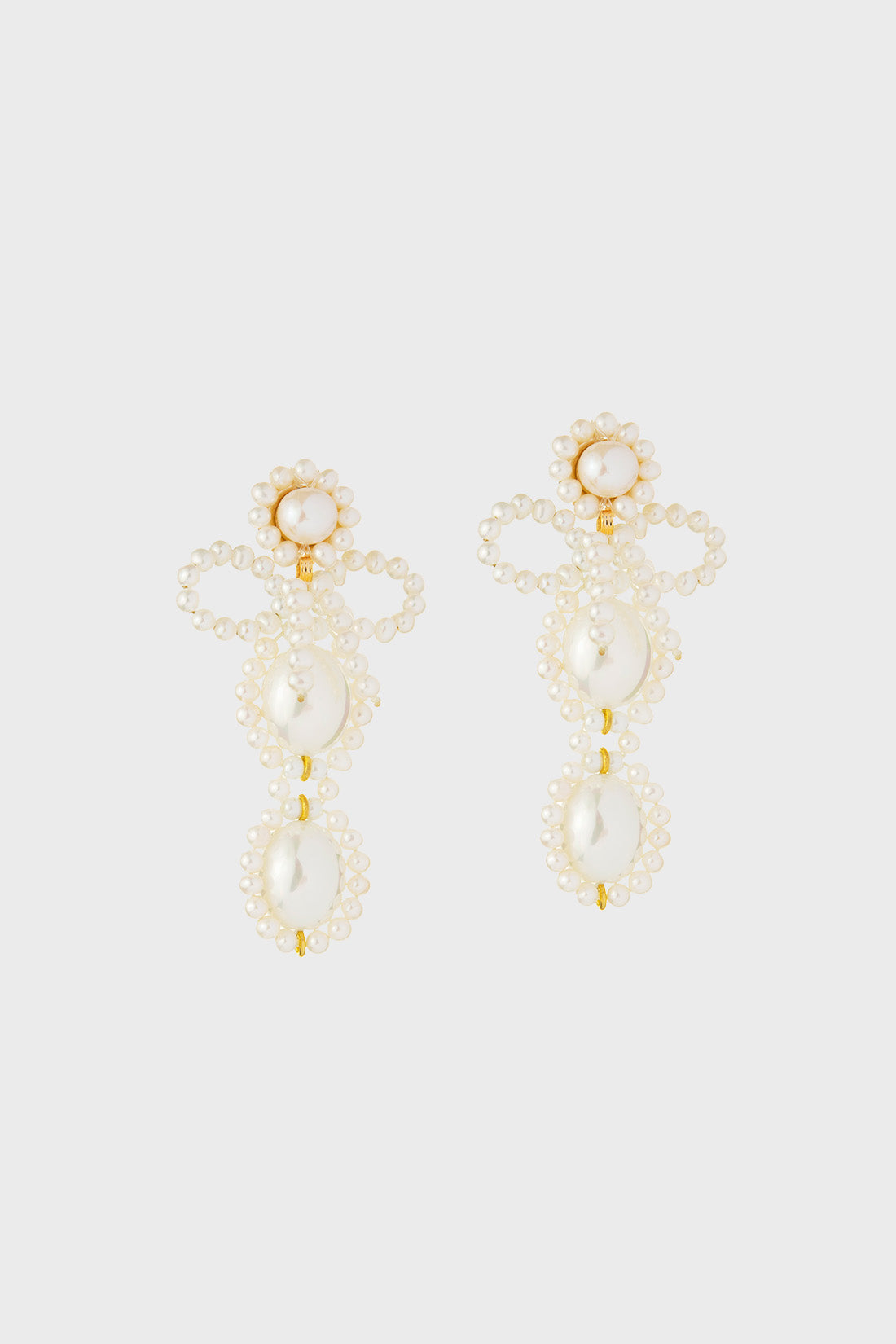 shrimps Angela Earrings - Cream