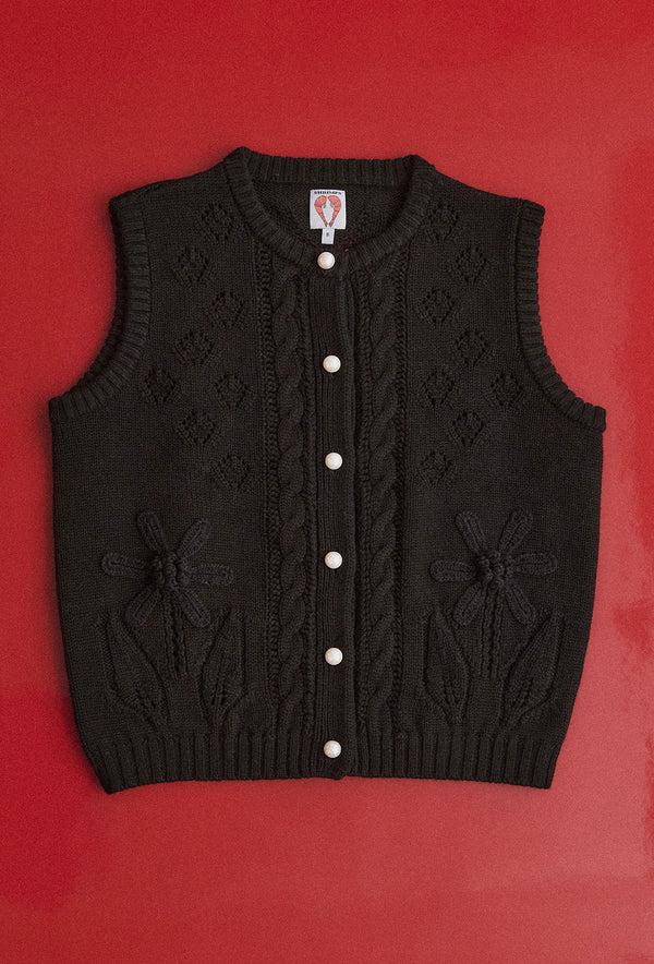 Shrimps Arden Vest - Black