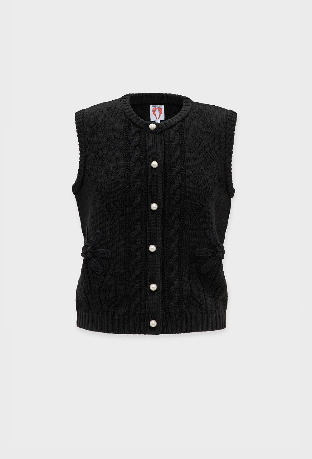 shrimps Arden Vest - Black