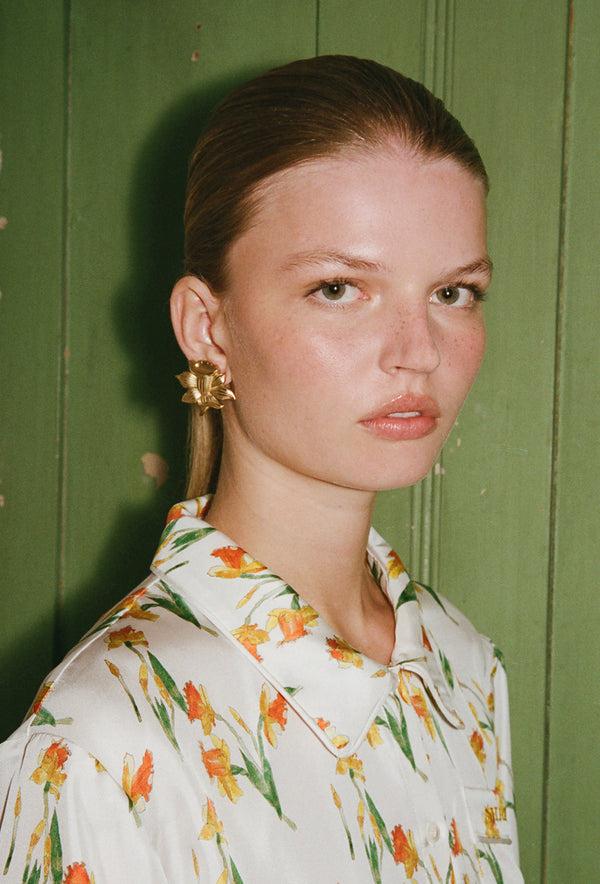 Shrimps Arley Pyjama Shirt - Daffodil