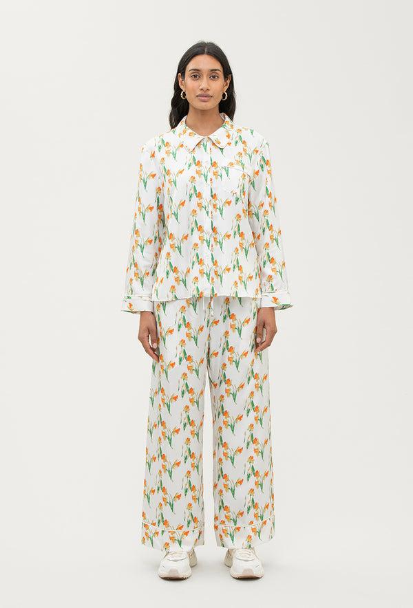 Shrimps Arley Pyjama Shirt - Daffodil