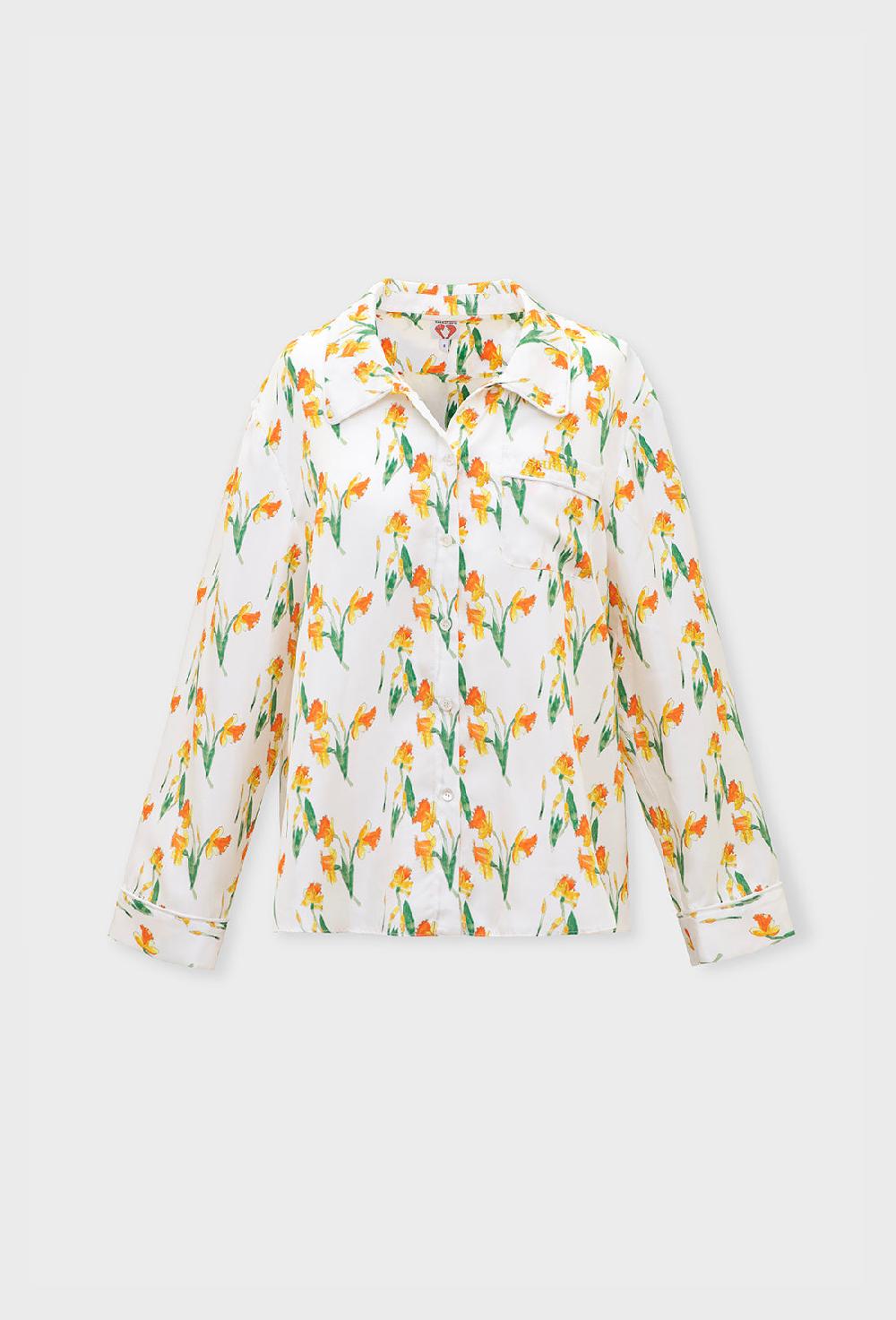 shrimps Arley Pyjama Shirt - Daffodil