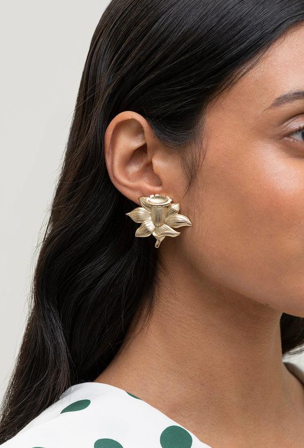 Shrimps Bee Earrings - Gold