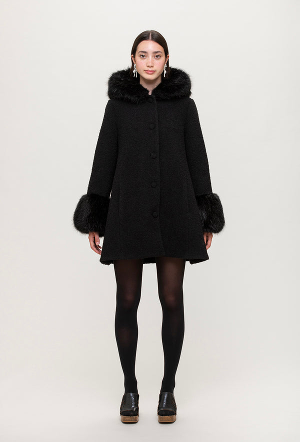 Shrimps Billie Coat - Black