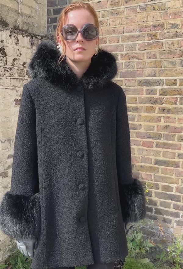 Shrimps Billie Coat - Black