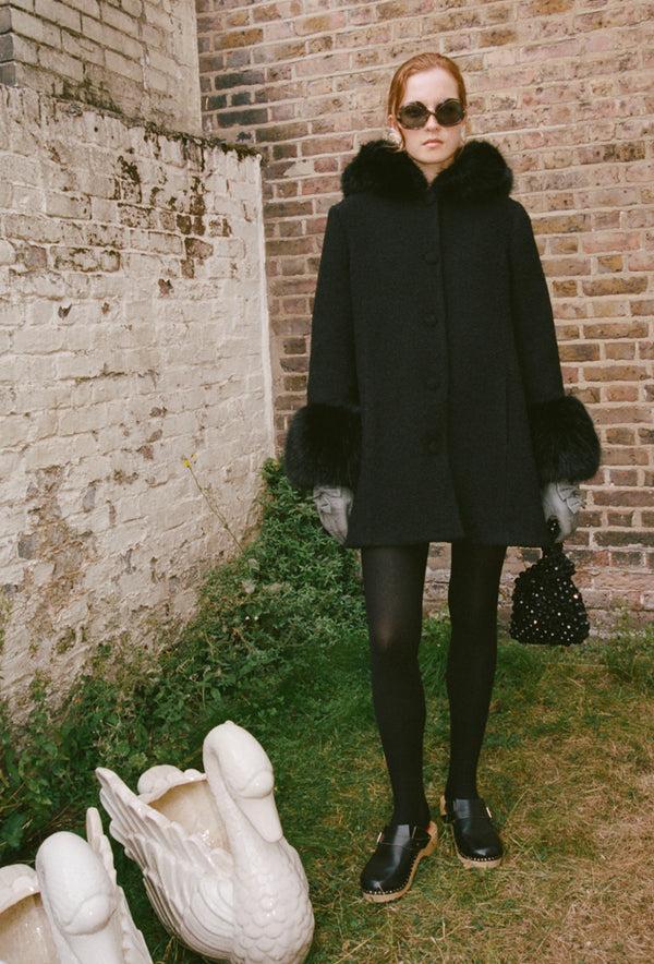 Shrimps Billie Coat - Black