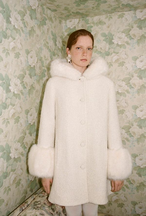 Shrimps Billie Coat - Cream