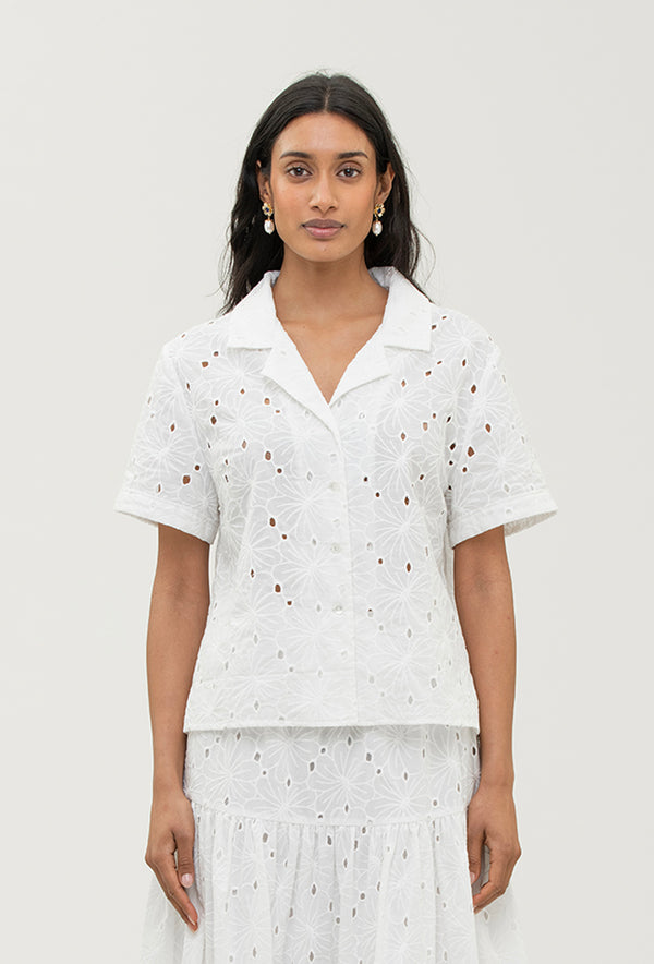 Shrimps Carina Blouse - Off White