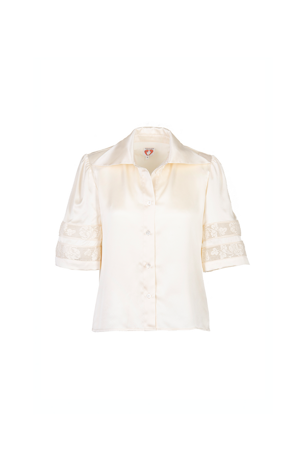 Shrimps Clematis Blouse - Ivory/Off-white