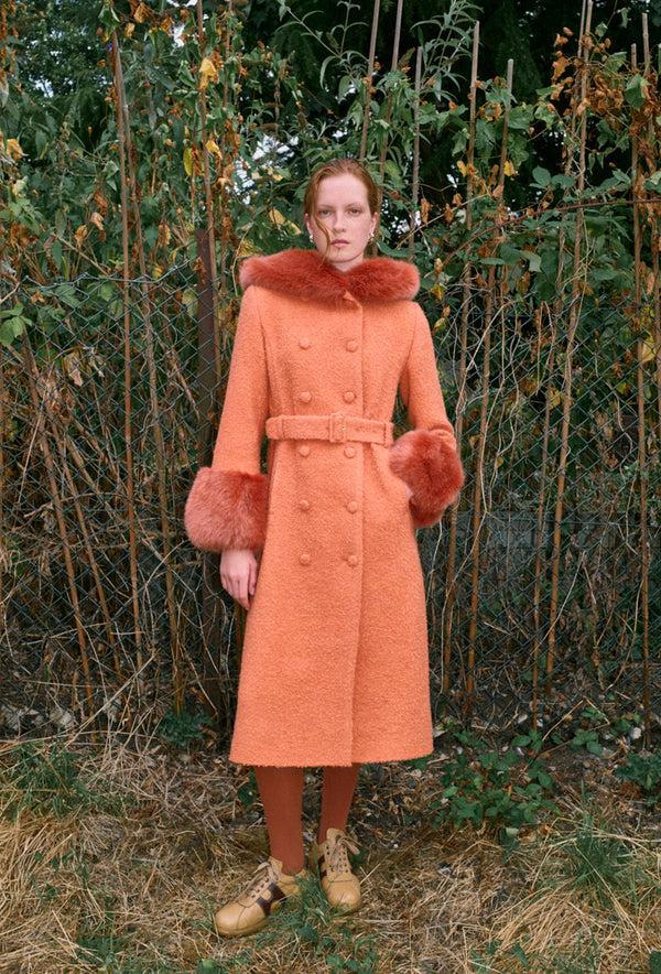 Shrimps Dallas Coat - Rust