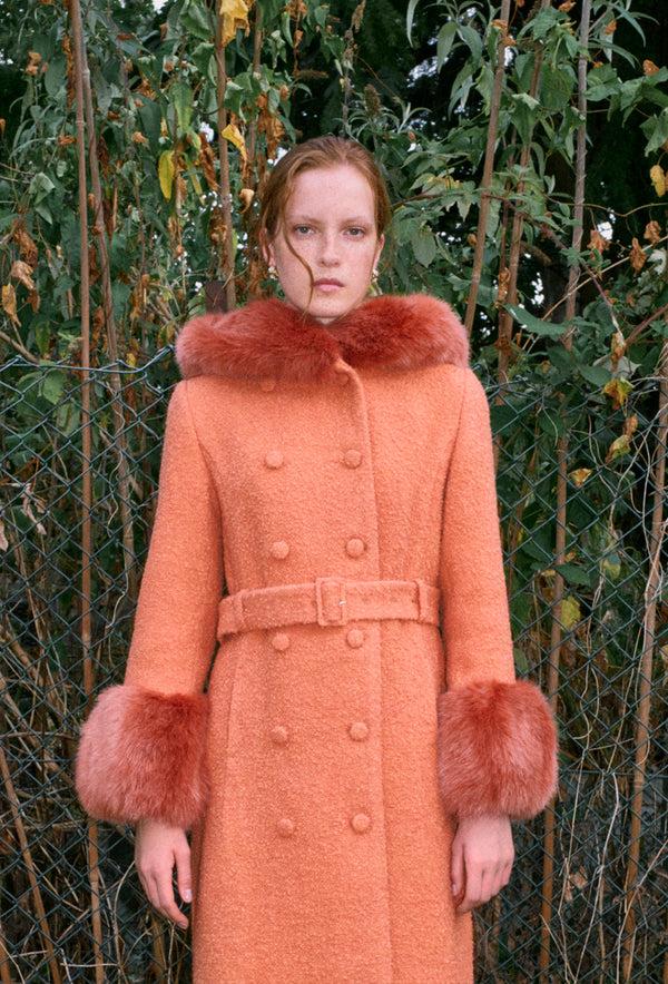 Shrimps Dallas Coat - Rust