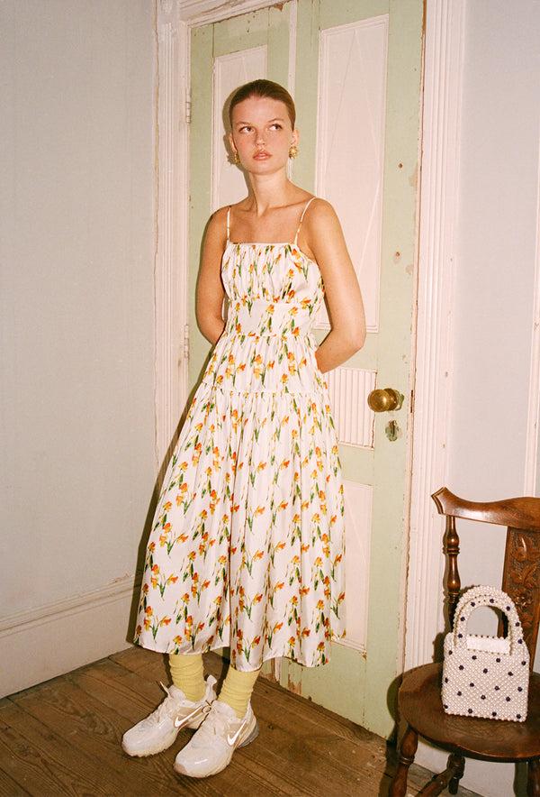 Shrimps Domino Dress - Daffodil