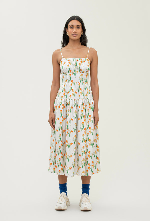 Shrimps Domino Dress - Daffodil