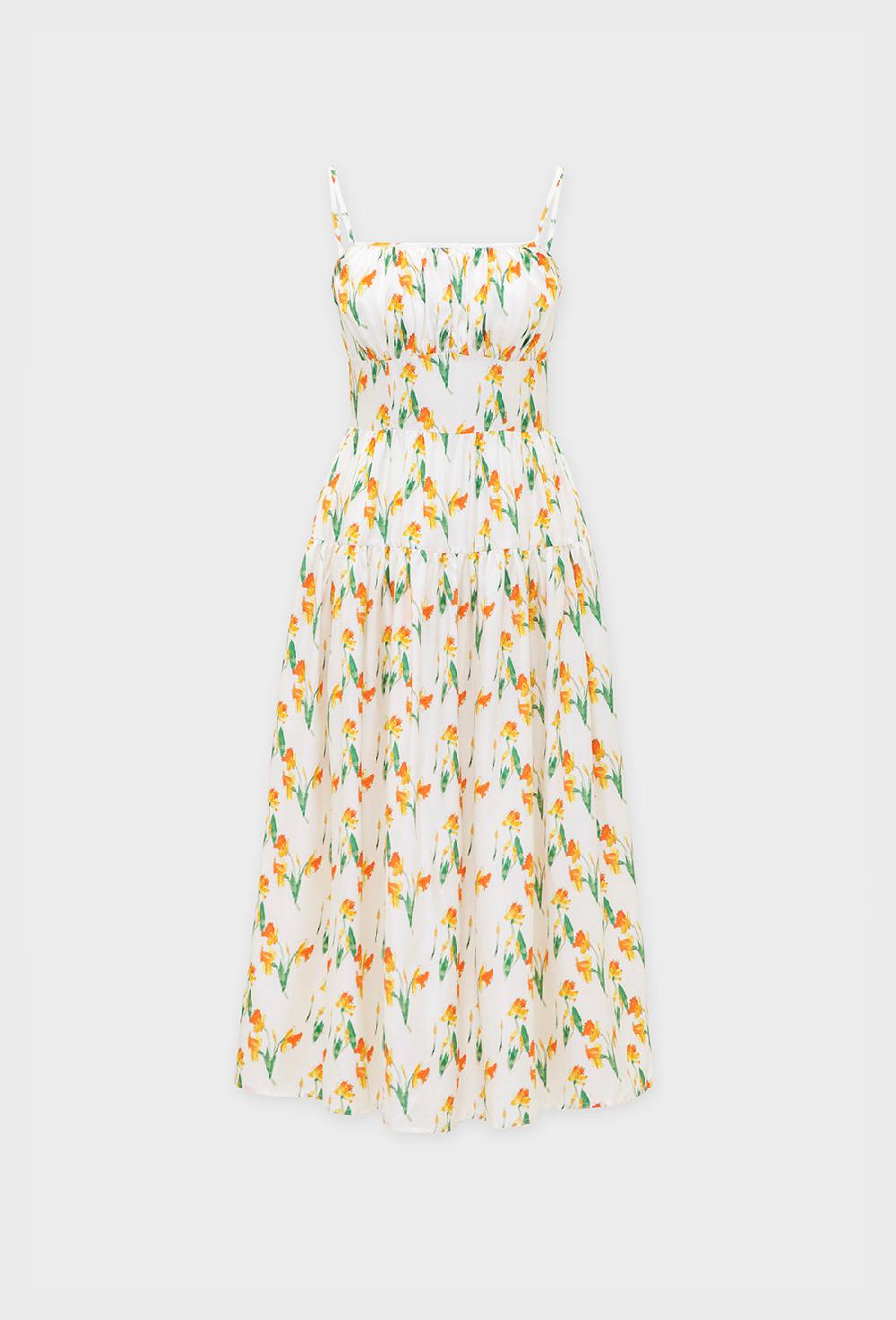 shrimps Domino Dress - Daffodil