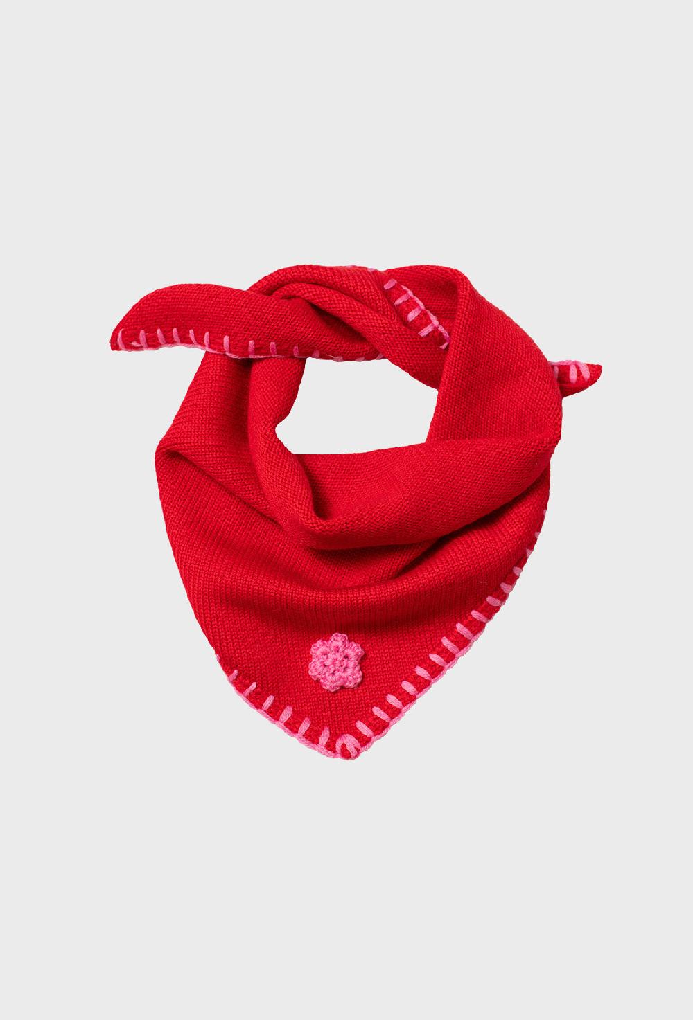 shrimps Evelina Scarf - Red/Pink - Final sale
