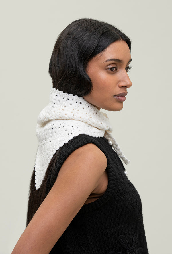 Shrimps Isha Scarf - Cream