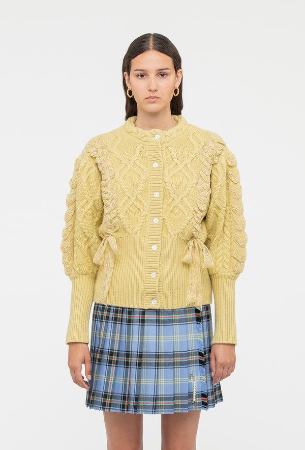 Shrimps Jesse Cardigan - Dusty Yellow