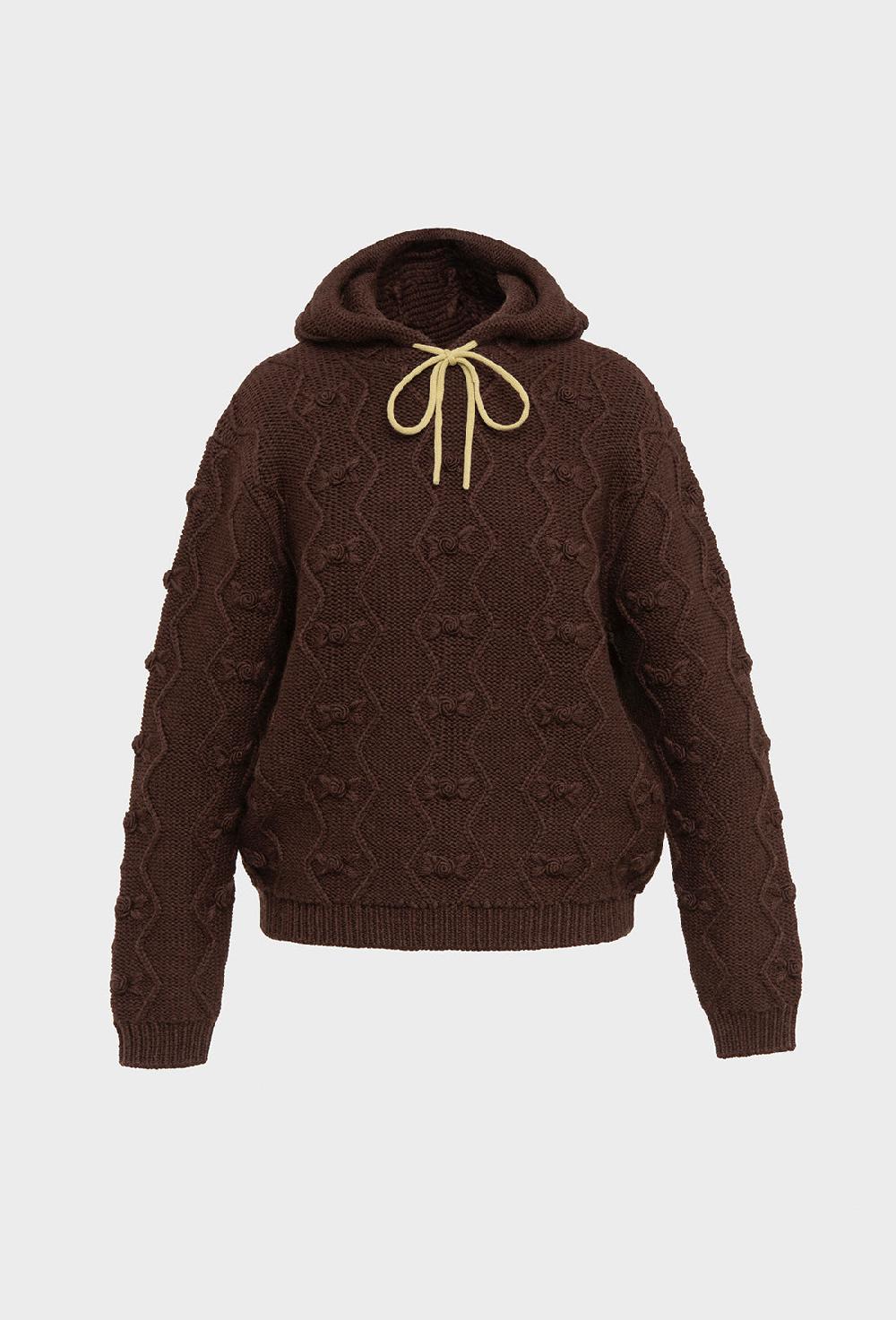 shrimps Junie Hoodie - Chocolate Brown