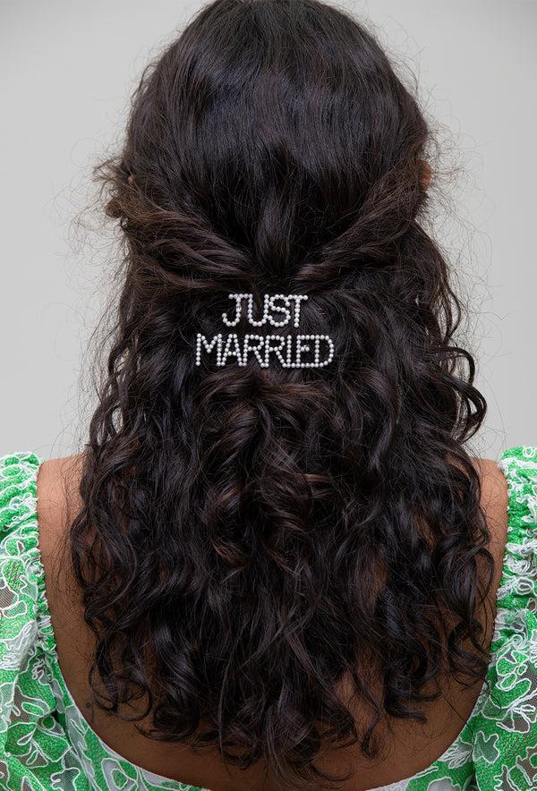 Shrimps 'Just Married' Hair Clips
