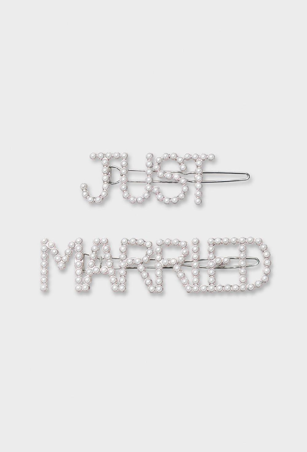 shrimps 'Just Married' Hair Clips