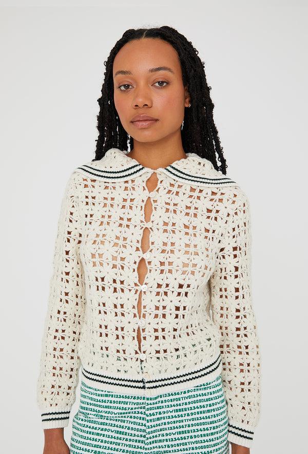 Shrimps Magic Cardigan - Cream/Black