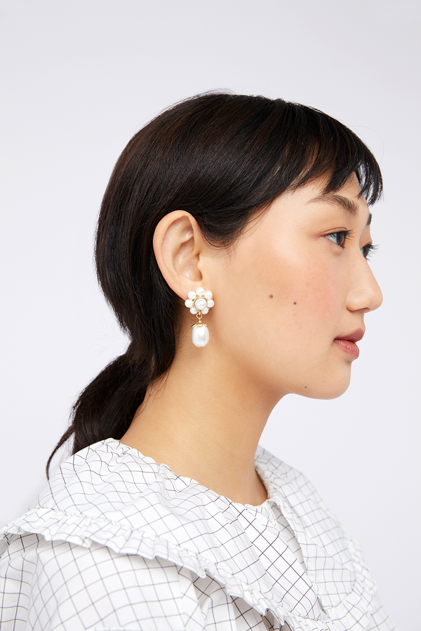Shrimps Marti Earrings - Cream