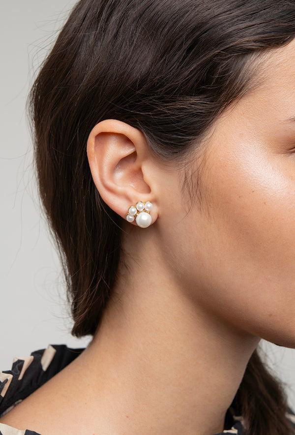 Shrimps Michi Earrings - Pearl