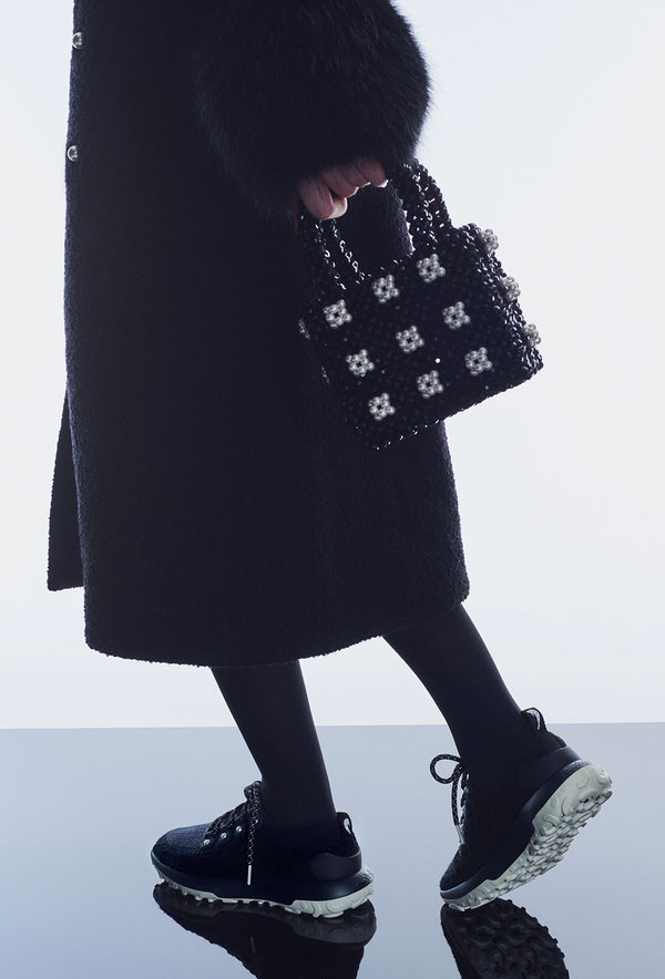 Shrimps Mini Antonia Bag - Black/Cream - Final Sale
