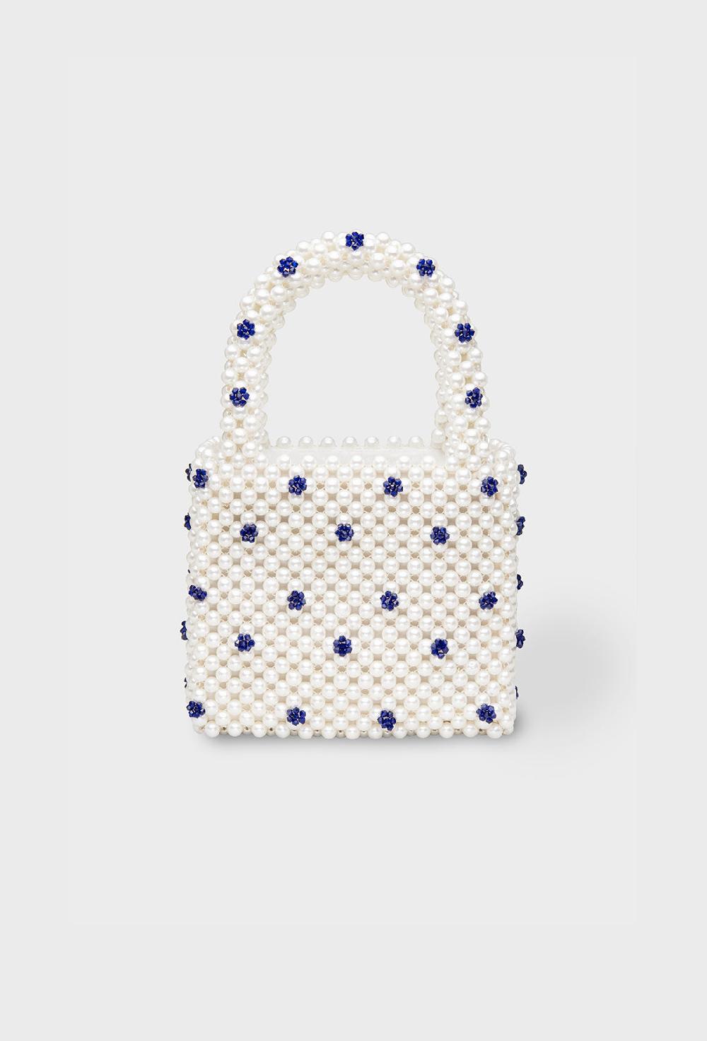 shrimps Mini Dolly Bag - Pearl/Blue